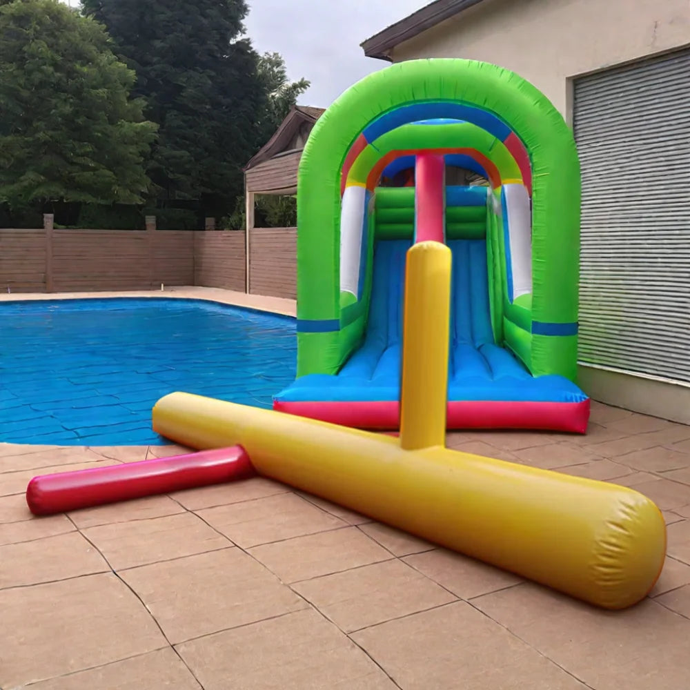 Large Outdoor Inflatable Water Mattress for Summer Water Parties Floating Row Water Float Toy for Outdoor Amusement