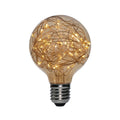 G80 E26 Warm White Edison Screw Night Lights Flash Starry Decorative Copper Wire String Lights for Bedroom Living Room Festival