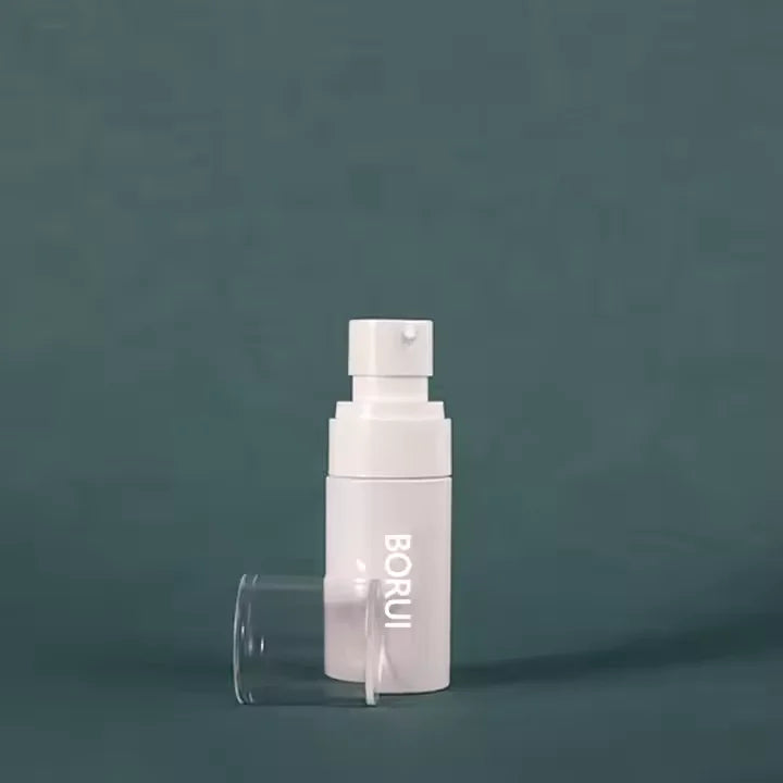100ml/50ml/80ml PET Airless Fine Mist Bottle Skincare Perfume Makeup Wigs Packaging Custom Color Cylinder Beauty Packaging