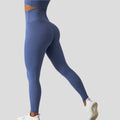 New Arrival Women's Elastic Breathable Seamless Tight Yoga Pants Custom Logo Sport Leggings Solid Naked Feeling Yoga Clothing
