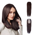 Free Style  Silk Top Hair Toppers for Women Cuticle Human Hair Hand Tied