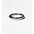 Ruyi 14K Solid Gold Smooth 4mm Simple Band Ring High Polished Plain Band Ring for Couples Engagement & Wedding Diamond Rings