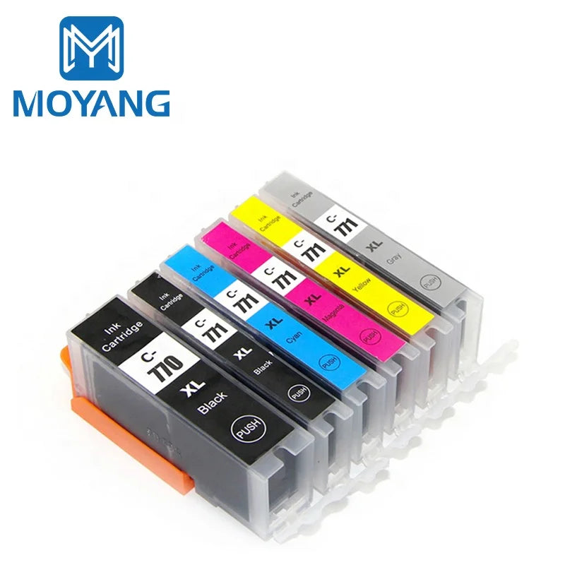 MoYang Compatible for CANON PGI-770 CLI-771 Ink Cartridges PIXMA MG5770/MG6870/MG7770 Printer Cartridge PGI770 CLI771 XL