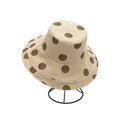 Polka Dots Bucket Hats for Women Vintage Lightweight Rollable Floppy Outdoor Fisherman Sun Cap MegaBDM