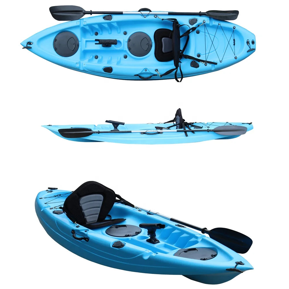 Vicking Professional 1 Person 9ft Sit on Top Fishing Paddle Kayak