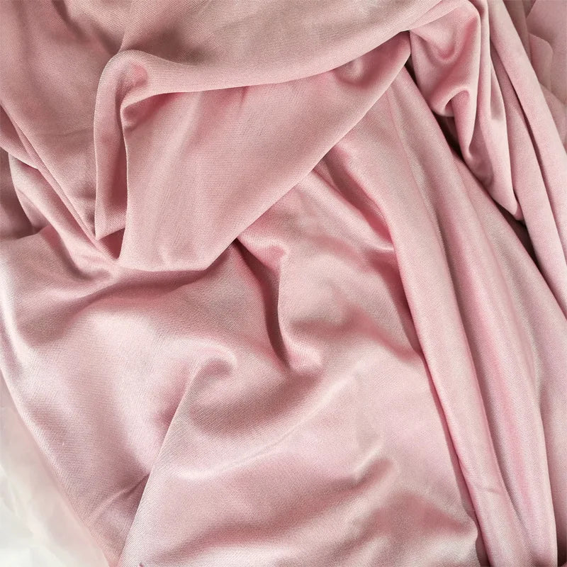 160g 100% Silk Knitted Double-sided Mulberry Silk Fabric Custom Dyed Elastic Silk Jersey Knit Fabric