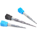 JEEFOO GZ5 45HRC Solid Carbide Ball Nose Tapered End Mills CNC Carving Bit Engraving Router Bits 4mm