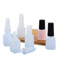 3ml 5ml 7ml 8ml 10ml 12ml 15ml 18ml White Black Nail Polish Eyelash Glue Super Glue Square HDPE Bottle with Brush Screen Printed