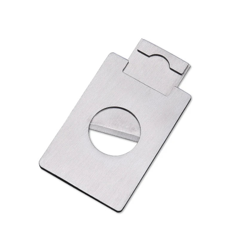 Single Piece Cigar Cutter Square Portable Stainless Steel Cigar Scissors Cigar Accessories