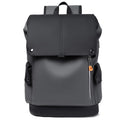 New Fashion Trend Expandable Laptop Backpack PU Leather Business Backpack USB Connector Zipper Closure Waterproof Backpack