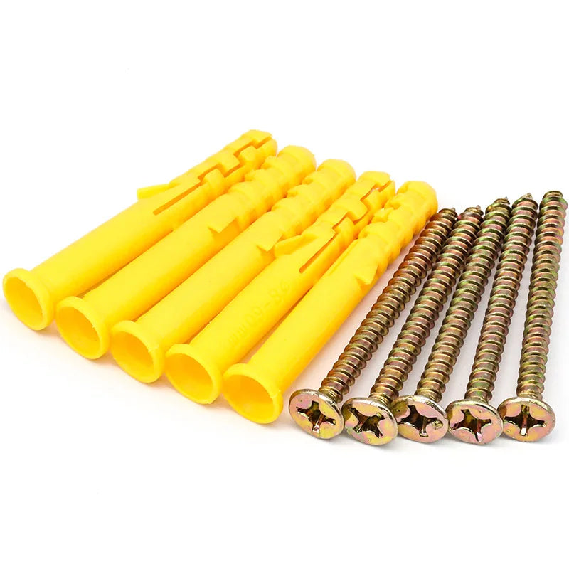 M6 M8 M10 Hollow Drop-in Plastic Expansion Plug Yellow Grey Hammer Drive Anchor Bolt Plastic Expansion Bolts