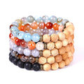 Hot Fashion Charm Jewellery Essential Oil Diffusor Natural Stone Mens Beads Bracelets for Women