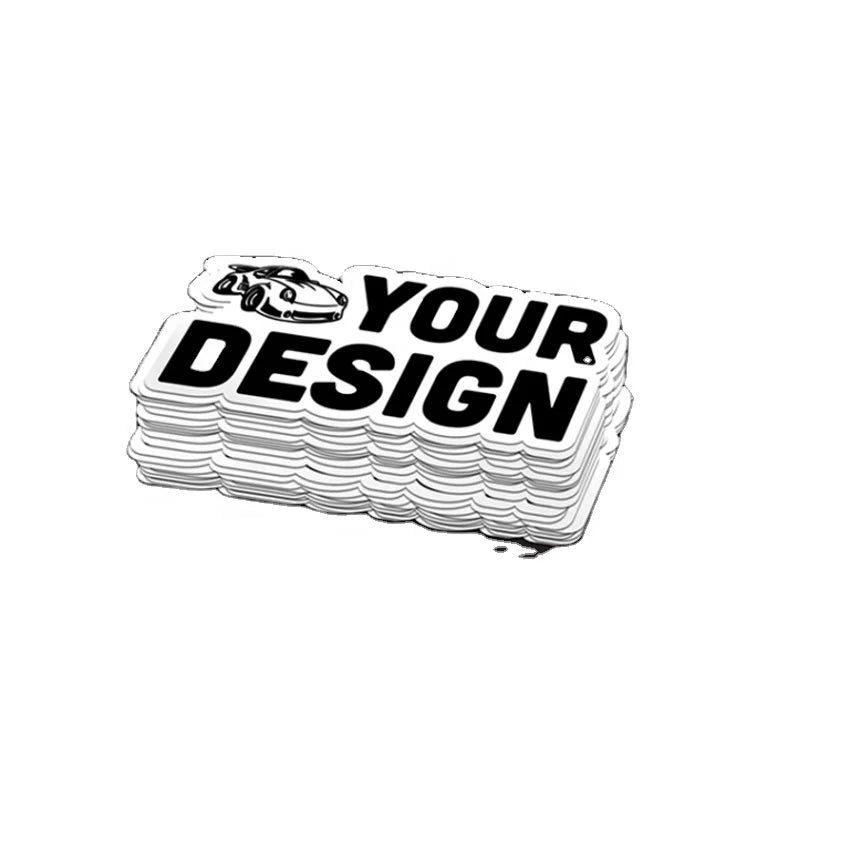 Pvc Die Cut Sticker Customize Bike Logo Sticker Car Logo Vinyl Outdoor Custom Self Adhesive Screen Printing Digital Printing