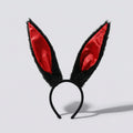 E0023 Fluffy Long Rabbit Ears Headband Plush Adjustable Bunny Ears Hairband Comic Cosplay Props for Festival Party