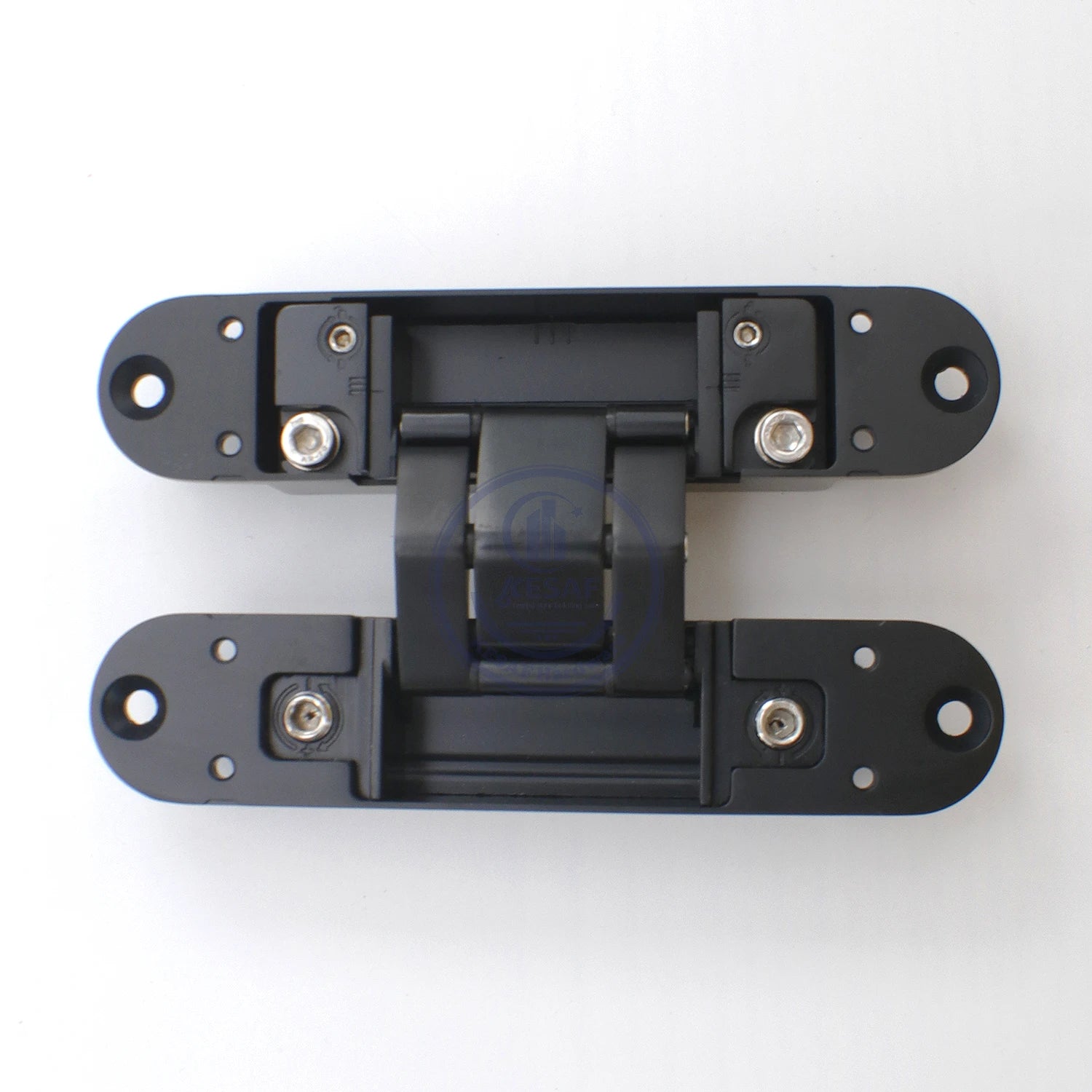 European Modern Style Concealed Zinc Alloy Hidden Black Invisible Hinge
