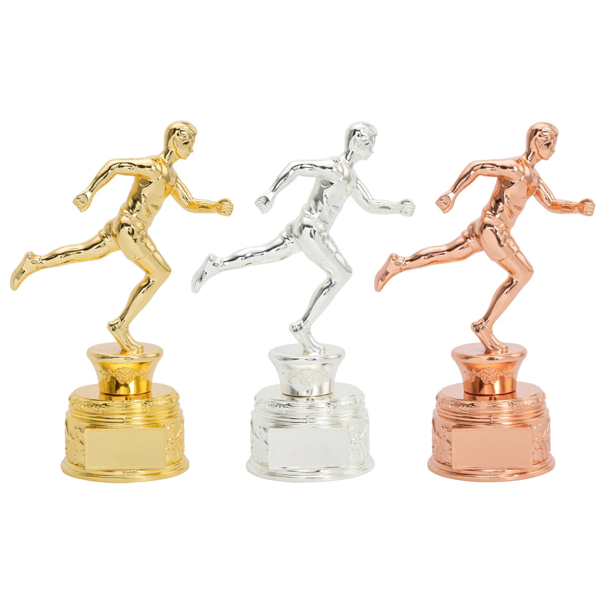 Special Offer Top Quality Custom Gold Metal Sports Running Marathon Sports Trophy  JS53