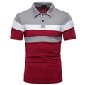Wholesale Men's Short Sleeve T Shirts Cotton Polo Patchwork T Shirts for Men Streetwear Tops
