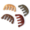 Custom Wooden Scalp Massage Comb Sandalwood Natural Hair Massager Wide Tooth Wood Gua Sha CombMassage Comb Scalp Comb