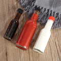 Wholesale 150 Ml 5 Oz Woozy Bottle Vinegar Cruet Ketchup Chili Hot Sauce Glass Bottle With 24/490 28/400 Bottle Lids