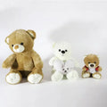 Courage Wholesale Custom Stuffed Promotional Graduation Gifts Plush Animal Toy Sublimation Teddy Bear With Printable T Shirt