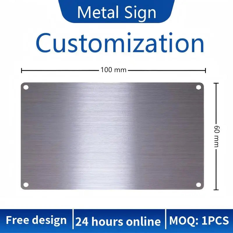 Industrial Stainless Steel QR Code Asset Tag Permanent Equipment Label Custom UID Barcode Model S601 OEM/ODM for Inventory MegaBDM