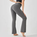 High Waist Fitness Pants Wide Leg Yoga Pants Flared Yoga Pants Bell Bottom Women Solid Color Leggings