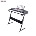 HEBIKUO Q-1B Wholesale Z-Shape Fold Stand for Digital Piano Keyboard Iron Detachable Keyboard Instrument Holder