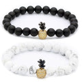 Summer Pineapple Inlaid Zircon Lovers Bracelet Fashion Jewelry New Recommendation
