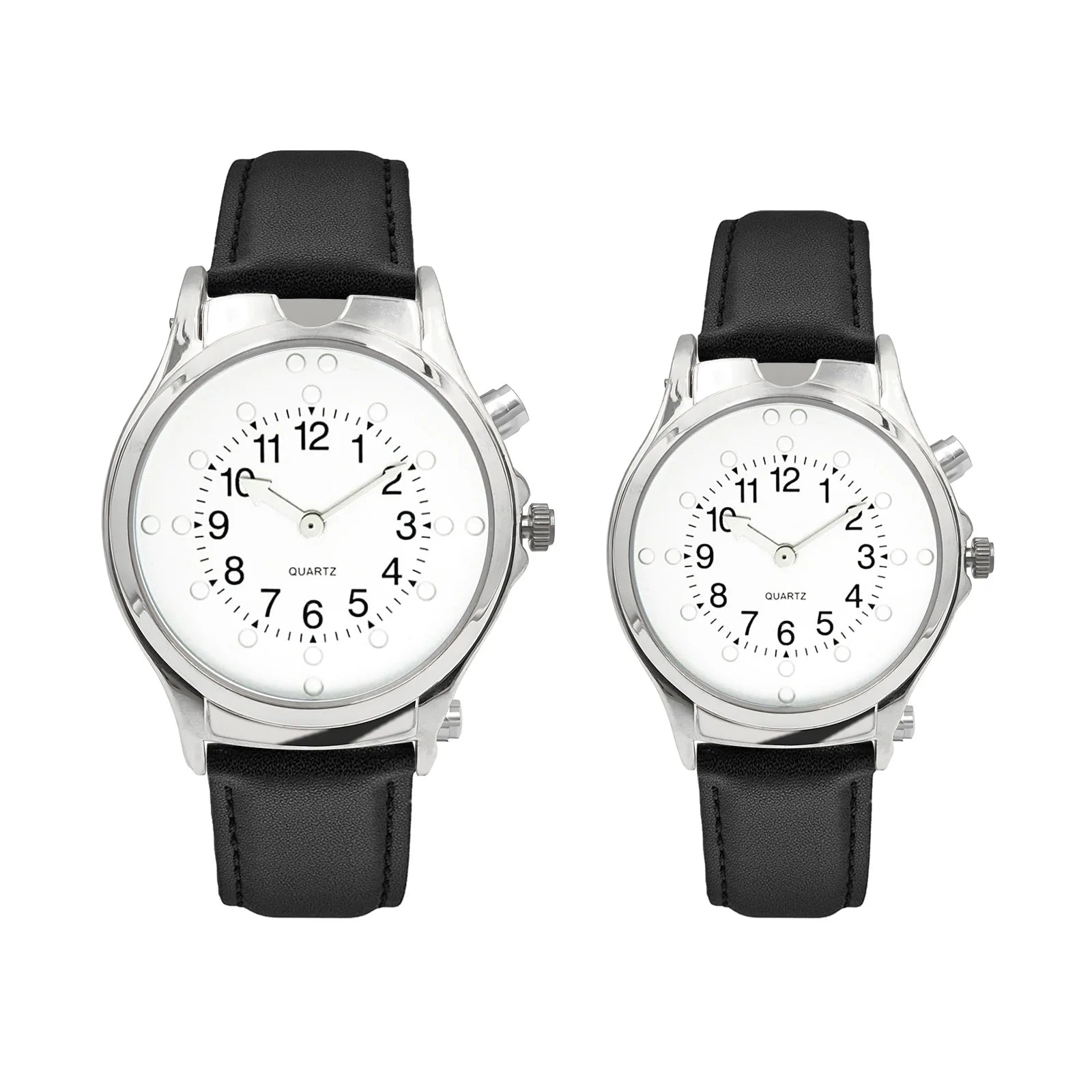 Talking Tactile Braille Watch Touch the Watch Face to Get the Current Time Speak Time Loudy for Blind People or the Elderly Dial