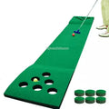 Premium Mini Golf Carpet Mat 12 Holes Golf Putting Mat Golf Game Set Indoor Putting Green Mat
