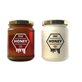 Custom Printed or Blank Honey Roll and Sheet Labels on Kraft Cardboard Art Coated Paper