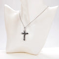 Wholesale Christmas Gifts Vintage Stainless Steel 18k Gold Plated Chain Christian Jesus Cross Pendant Necklace for Men Women
