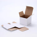 Custom Printing Wholesale Corrugated Aircraft Packaging Square Plain White Box Cardboard Kraft Box