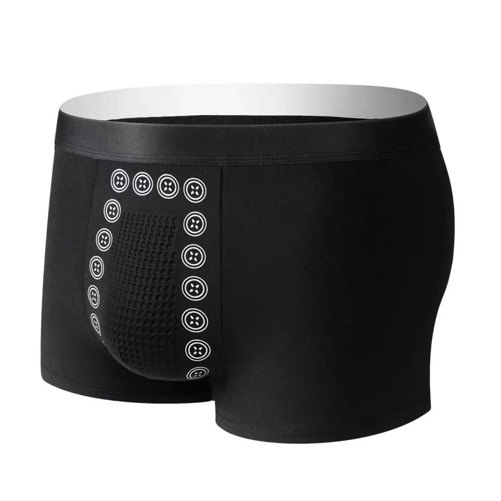Uxyk- Custom LOGO Comfortable Mid-Rise Men's Boxers Breathable Massage Granular Skin-Friendly Plus Size Man Underwear