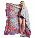 Sand Free Waffle Beach Towels Custom Printed Anti Sand Beach Towel 2024