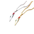 18K Gold Plated Stainless Steel Israel Map Necklace Naver Fade Palestine Flag Pendant Necklace Fine Jewelry for Women Man