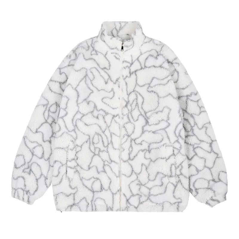 Tech Fleece Custom High Street Style Polar Fleece Sherpa Jacket Wholesale for Winter Season Factory Price