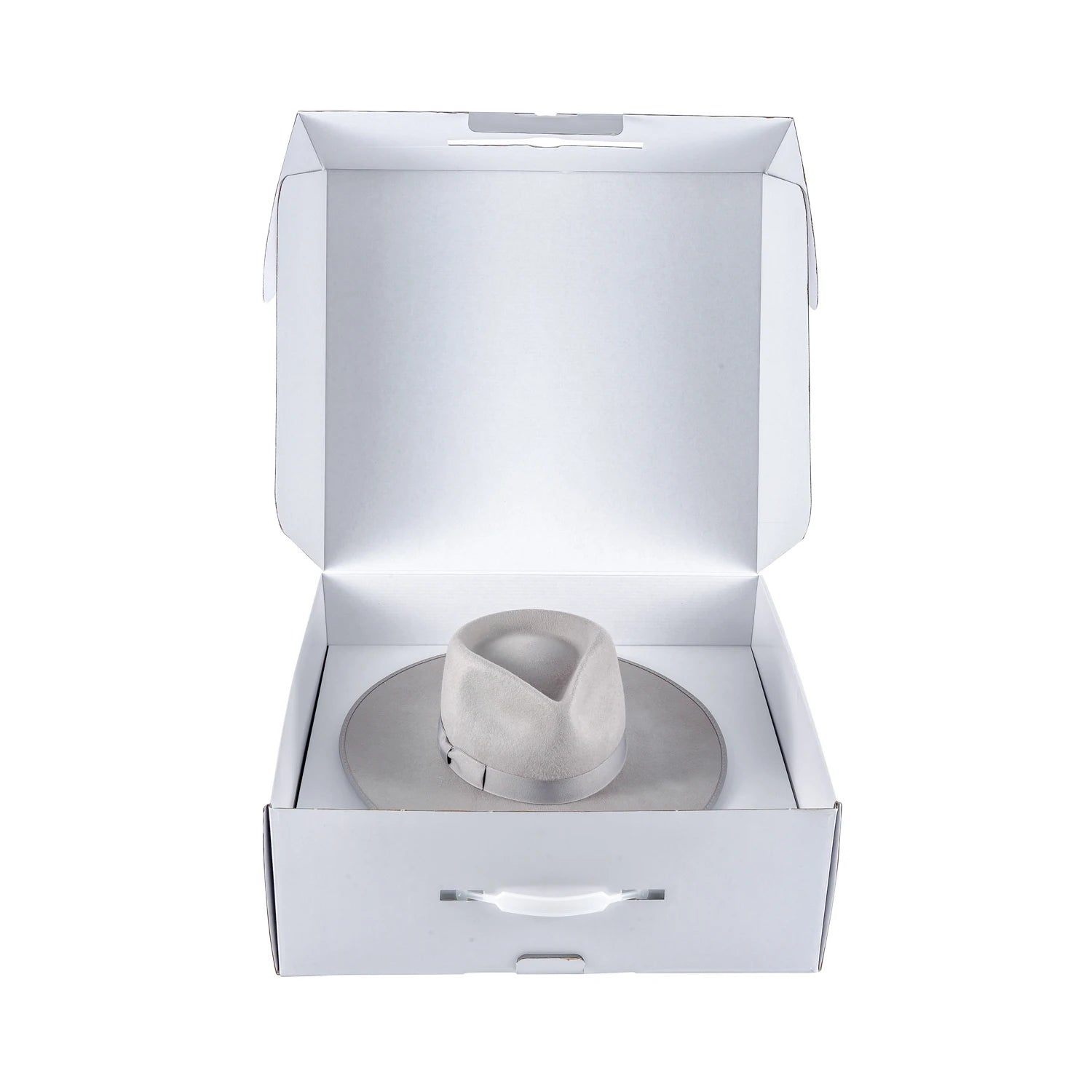 Custom Corrugated Hat Boxes with Insert Personalized Printed Handled Hat Shipping Mailer Boxes