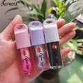 Wholesale Mineral Purple Grape Flavor Lip Oil Lip Gloss Color-Changing Moisturizing Glitter Lip Oil with Private Label