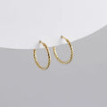 Custom Romantic Minimalist Luxury 925 Sterling Silver Hoop Earrings for Women Hollow Tube Perforated Fine Jewelry Accessories