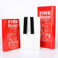 1.5m 1.5m Fireproof Insulation Fiberglass Fire Resistant Blanket 550C Temperature Resistance CE EN 1869 Certified 0.43mm