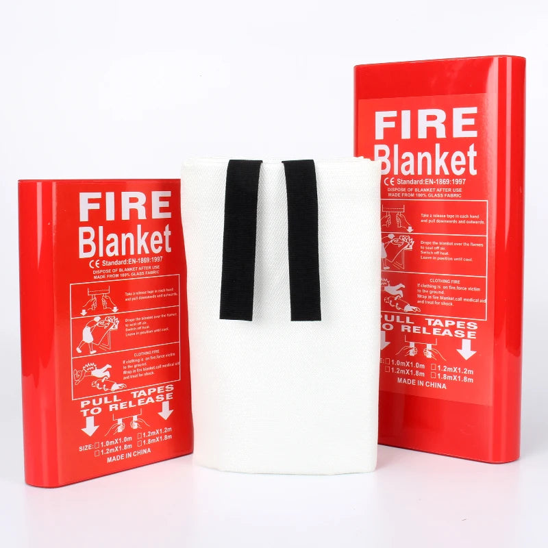 1.5m 1.5m Fireproof Insulation Fiberglass Fire Resistant Blanket 550C Temperature Resistance CE EN 1869 Certified 0.43mm