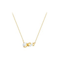 Fashion 18K Gold Plated Brass Jewelry Irregular Pearl Ball Pendant Choker Necklaces for Women Party Necklace P233407