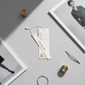 Factory White Cardboard Thick Custom logo Recycled Swing Vanilla Paper hang Tag with Plastic Seal Tag