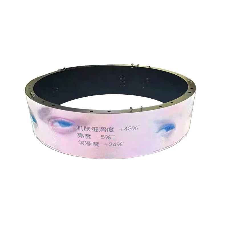 Indoor P5 160*320mm Soft Module Curved Flexible Led Display Screen for Cylindrical Column Led Module