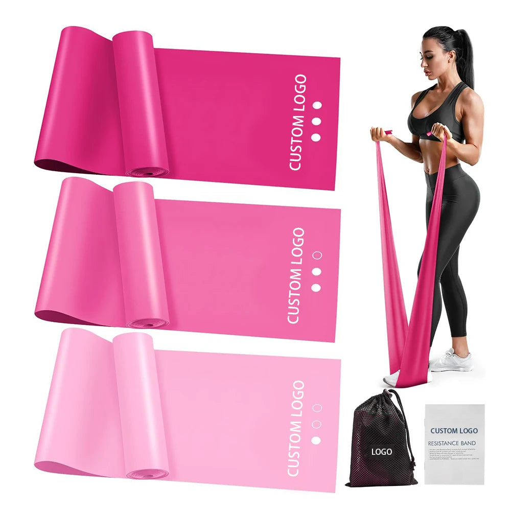 Latex Rubber Libenli Yoga Hip Resistance Band Custom Logo Exercise Fitness Bands for Legs and Butt