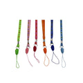 1.5 cm Plastic Mines Buckle Polyester Mercerized Cloth Smile Face Travel Agency Gift ID Card Holder Strap Promotional Lanyard