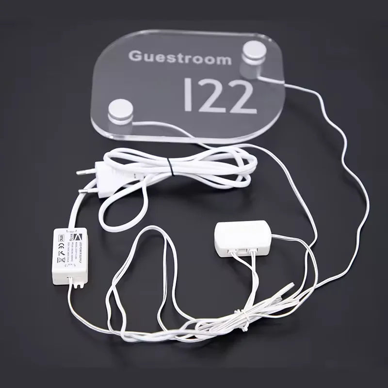 LED Illuminated Standoff Mount Acrylic Sign Kit Supports for Signage & Displays