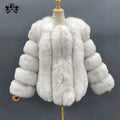 Janefur Ins Fashion Drop Shipping Customized Warm Women Winter Genuine Real Fox Fur Coat