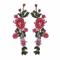 Flower Fatch Factory Garment Accessory Embroidery Patch Sew on Iron Patch New Design